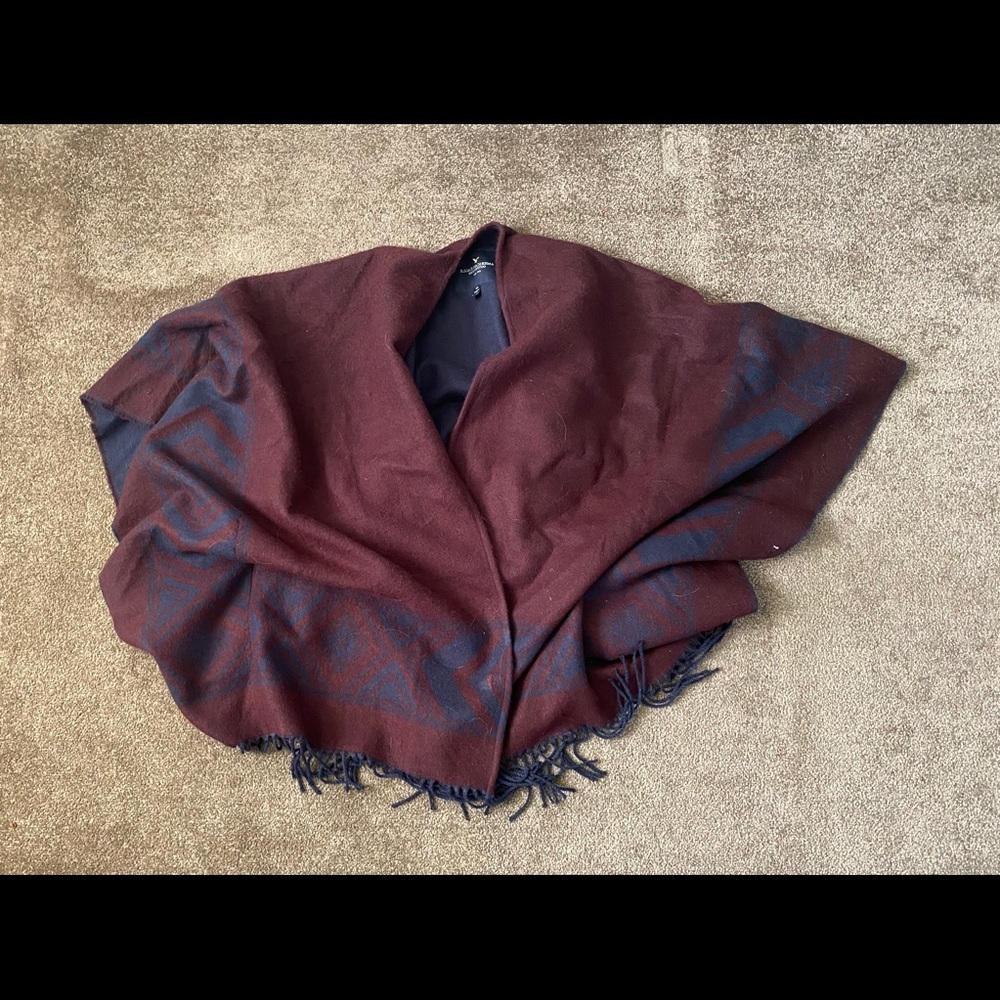 American Eagle Maroon Shaw